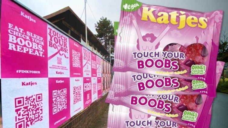 Snoepmerk Touch Your Boops promoot borstonderzoek, maar naam is te 'obsceen' voor registratie